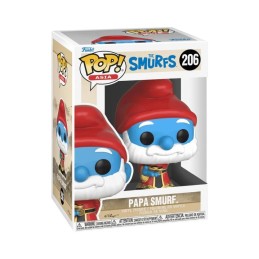 Funko Pop Asia N°206 The Smurfs Papa Smurf Exclusive Vinyl Figure