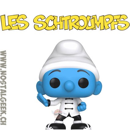 Funko Pop Asia N°209 The Smurfs Hefty Smurf Exclusive Vinyl Figure