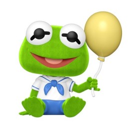 Funko Pop N°1696 Muppet Babies - Baby Kermit Flocked Exclusive Vinyl Figure
