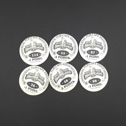 Power Rangers Set of 5 second hand Pog (Loose).
