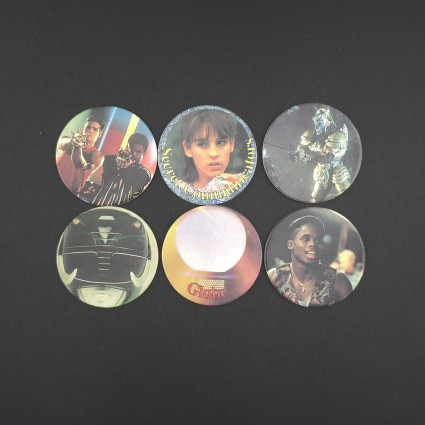 Power Rangers Lot von 6 gebrauchten Pogs (Loose).