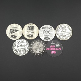Pogman Set of 7 second hand Pog (Loose).