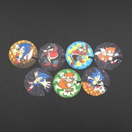 Sega Sonic Lot von 7 gebrauchten Flying Caps (Loose)