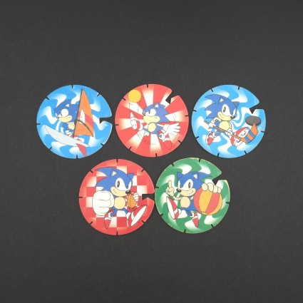 Sega Sonic lot de 5 Flying Caps d'occasion (Loose)
