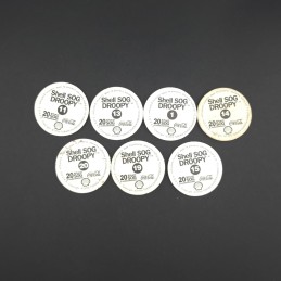 Tex Avery Droopy Set of 7 second hand Pog (Loose).