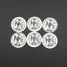 Pogman Lot von 6 gebrauchten Pogs (Loose) Lot 1