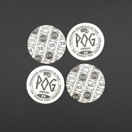 Pogman Lot de 4 Pogs d'occasion (Loose) Lot 1