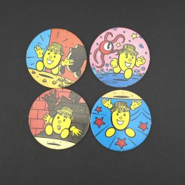 Vico Lot de 4 Pogs d'occasion (Loose).