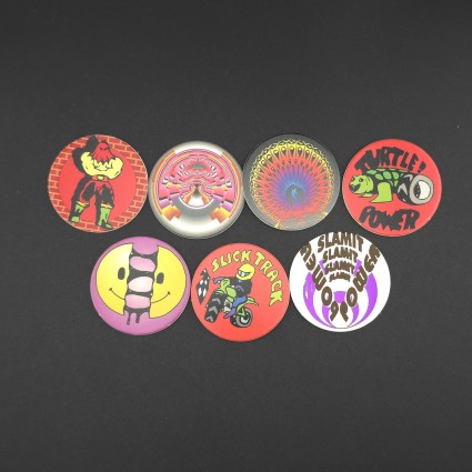 Miscellaneous Set of 7 second hand Pog (Loose).