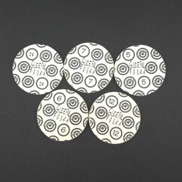 Gleeful Pooka Lot de 5 Pogs d'occasion (Loose).