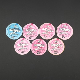 Indiana Jones Lot de 7 Pogs d'occasion (Loose).