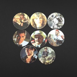 Indiana Jones Lot de 8 Pogs d'occasion (Loose).
