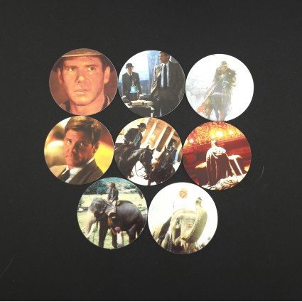 Indiana Jones Lot de 8 Pogs d'occasion (Loose).