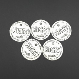 Pitch's Set of 5 second hand Pog (Loose).