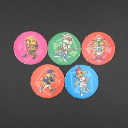 Pitch's Set of 5 second hand Pog (Loose).