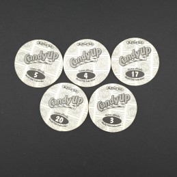 Pogman Lot de 5 Pogs d'occasion (Loose).