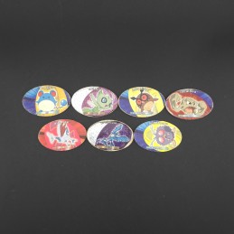 Pokémon Be Kaps Set of 4 second hand Pog (Loose).