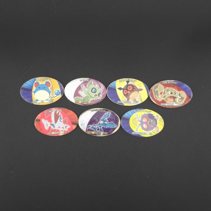 Pokémon Be Kaps Lot de 5 Pogs d'occasion (Loose).
