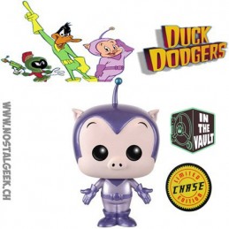 Funko Funko Pop Cartoons Duck Dodgers Space Cadet (Metallic) Chase (Vaulted) Exclusive Vinyl Figure