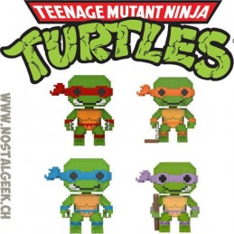 Bundle Funko Pop Teenage Mutant Ninja Turtles 8-bit 4 Figurines